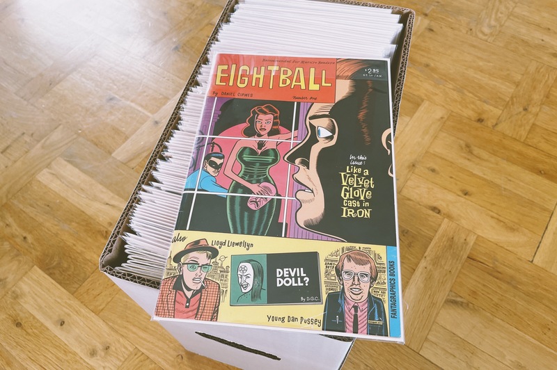 Box with comics